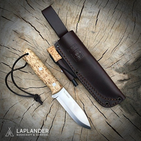 Nordico CL115-P bushcraft knife - Joker - Karelian birch - Krzesik