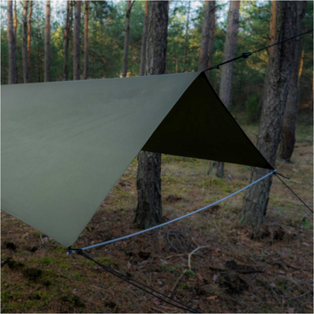 TigerWood - Tarp Żak 3.4x1.6 m with frame - Olive