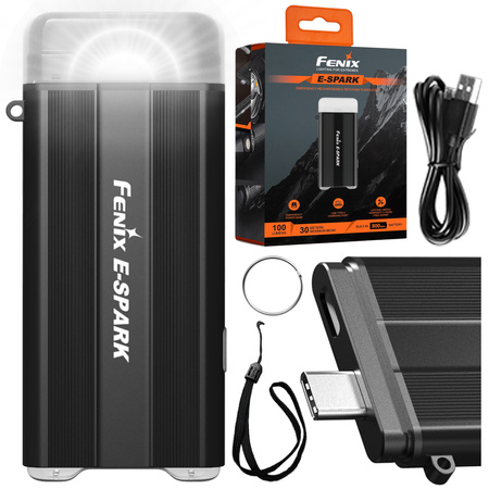 Fenix E-SPARK flashlight with powerbank