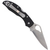 Spyderco Byrd Meadowlark 2 G-10 Black Plain Folding Knife (BY04GP2)