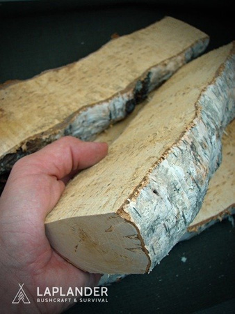 Karelian Birch Wood - Plank 25 cm