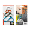 Nite Ize Carabiner - S-Biner Aluminum - 3 Pack- Blue, green, orange