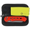 Civivi Pragma Prime Red Aluminum, Stonewashed 14C28N Folding Knife (C24067-2)