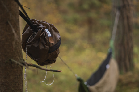 Lesovik LARVA hammock cover - Walnut Brown