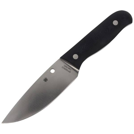 Spyderco Serrata Black G-10 Plain knife - FB32GP