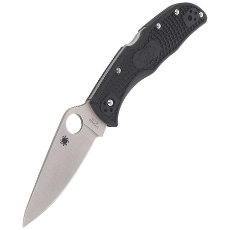 Spyderco Endela Lightweight FRN Black Plain Folding Knife (C243PBK)