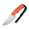 CIVIVI Gander Orange G10 knife, Satin 14C28N by Matt Gentry (C24058B-1)