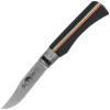 Antonini Old Bear L Laminated Black Wood Folding Knife, Satin W.1.4060 Nitrogen (9307/21_MTK)