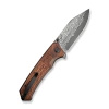 Civivi Tacticorix Guibourtia Wood Folding Knife, Damascus (C23055-DS1)