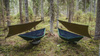 Lesovik Draka hammock with Sneka suspension - Treetop green