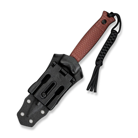 Civivi Perfrico Burgundy G10, Black / Gray Striped 14C28N knife (C23026-3)