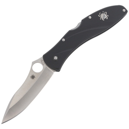 Spyderco Centofante 3 Black FRN Plain Folding Knife - C66PBK3