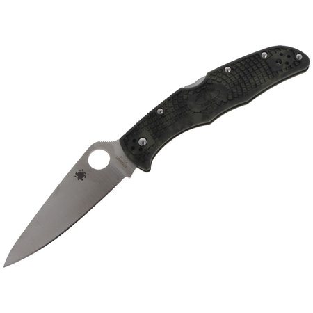 Spyderco Endura 4 FRN Zome Green Plain Folding Knife (C10ZFPGR)