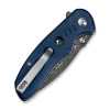 Civivi Triptych Blue Canvas Micarta Folding Knife, Damascus (C23085B-DS1)
