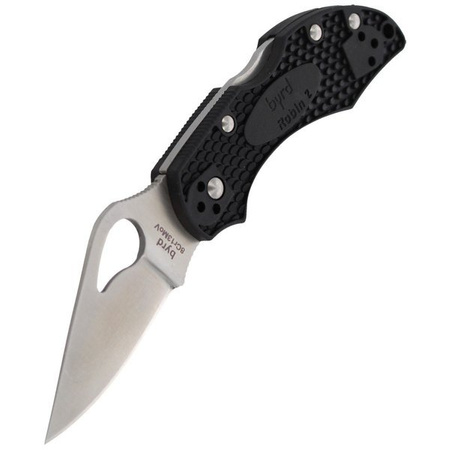 Spyderco Byrd Robin 2 FRN Black Plain Folding Knife (BY10PBK2)