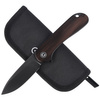 CIVIVI Elementum Flipper Knife Ebony Wood, Black Stonewashed (C907W)