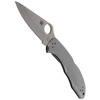 Spyderco Delica 4 Stainless Steel Plain Folding Knife (C11P)