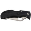 Spyderco Manbug Lightweight Black Plain Folding Knife - MBKP