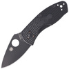 Spyderco Ambitious Black FRN Folding Knife, Black Blade (C148PBBK)