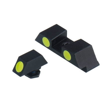 Vector Optics - Fiber Sights Combo for Glock Short Green - SCIS-06