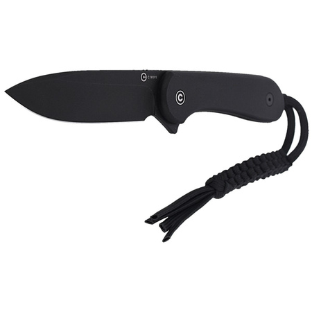 CIVIVI Elementum Fixed Black G10 knife, Black Stonewashed (C2105A)