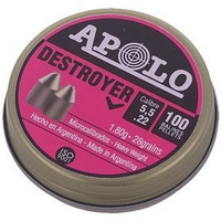 Apolo Destroyer AirGun Pellets .22/5.5 mm, 100 pcs 1.80g/28.0gr (19901)