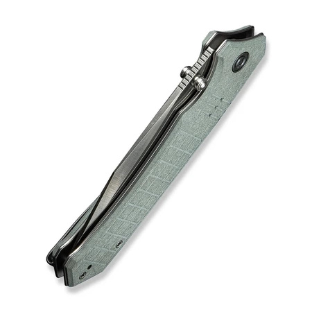 Civivi Tacticorix Gray Shredded G10 Folding Knife, Satin Nitro-V (C23055-3)