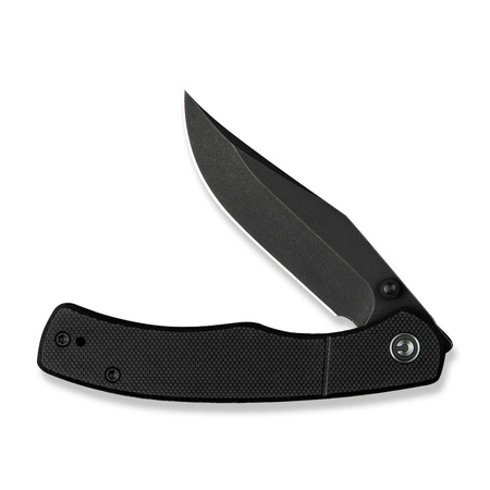 Civivi Clingman Black G10, Black Stonewashed Nitro-V Folding Knife by Taylor Martin Best Damn EDC (C23065-1)
