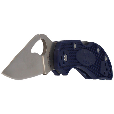 Spyderco Byrd Robin 2 FRN Blue Plain Folding Knife (BY10PBL2)