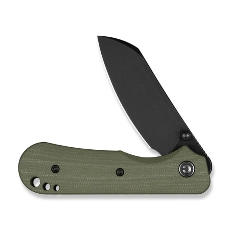 Civivi Crabby OD Green G10 Folding Knife, Black Stonewashed 14C28N by Ken Onion Jr. (C24055-1)