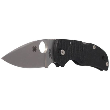 Spyderco Native 5 G-10 Black Plain Folding Knife (C41GP5)