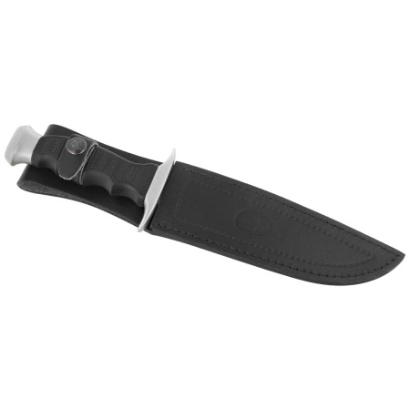 Muela Gray/Black Zamak/ABS knife, Satin Nitro-42 (85-162)