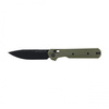 KNIVESPL - The First Sandvik 14C28N folding knife, green G10, black PVD coating