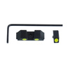 Vector Optics - Fiber Sights Combo for Glock Short Green - SCIS-06