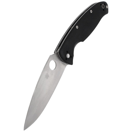 Spyderco Resilience G-10 Black Plain Folding Knife - C142GP