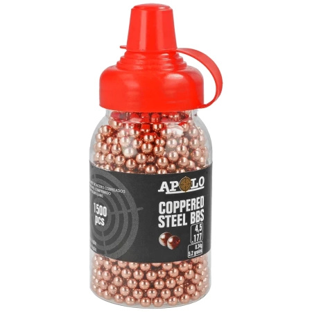 Apolo - Copper Steel BBs shot 4.5 mm, 1500 pcs. (19980)