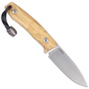 LionSteel Bushcraft Olive Wood knife, Satin Blade (M1 UL)