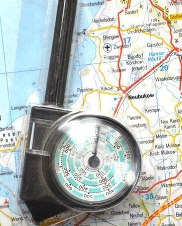 Herbertz Black 40 mm cartographic reader - 707700