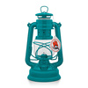 Oil lamp - Feuerhand Hurricane Lantern 276 - Teal Blue