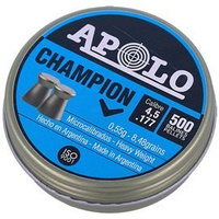Apolo Champion AirGun Pellets .177 / 4.5 mm, 500 pcs 0.55g/8.48gr (19001)