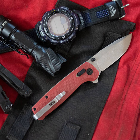 SOG - Folding knife - Terminus XR G10 - Red - TM1023-BX