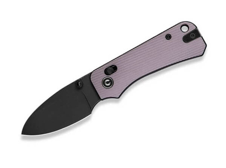 CIVIVI Baby Banter 2 Knife Purple Aluminum, Black Stonewashed Nitro-V by Ben Petersen (C23074-2)