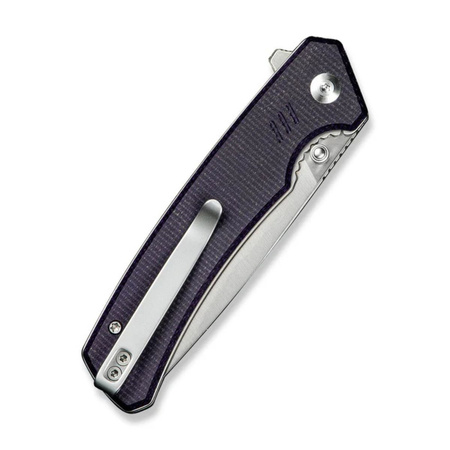 Civivi Merit Knife Purple Canvas Micarta, Satin 14C28N (C24012-3)