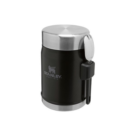 Stanley CLASSIC 0.4 L dinner thermos with cutlery - black