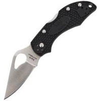 Spyderco Byrd Robin 2 FRN Black Plain Folding Knife (BY10PBK2)