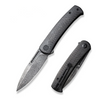 Civivi Caetus Twill Carbon Fiber, Black Hand Rubbed Damascus Folding Knife (C21025C-DS1)