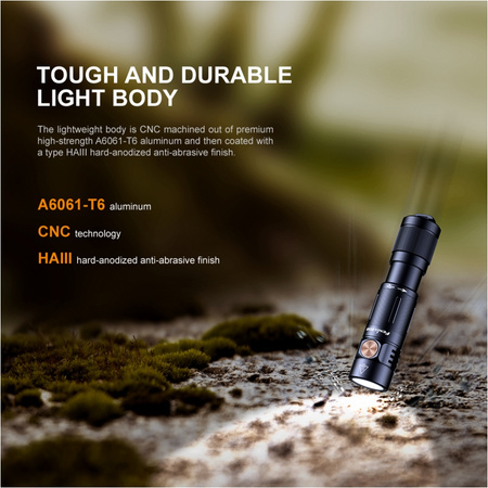 Fenix E05R Flashlight - Black