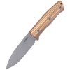 LionSteel Bushcraft Olive Wood / Satin Blade knife (B35 UL)