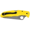 Spyderco Pacific Salt 2 FRN Yellow, Spyder H2 Folding Knife (C91SYL2)