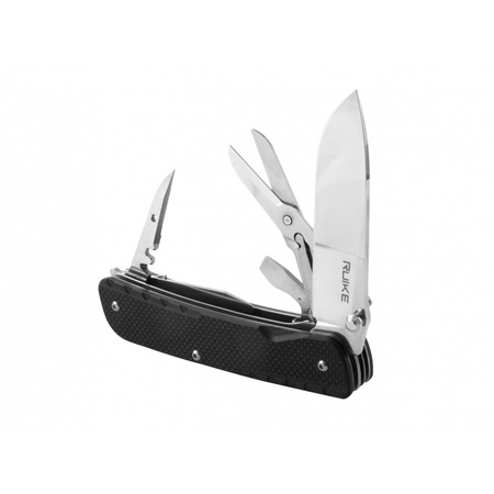 Ruike LD31-B folding pocket knife, multifunction, black